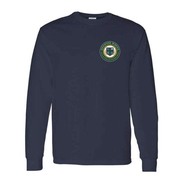 Gildan - Heavy Cotton™ Long Sleeve T-Shirt - Printed Logo Thumbnail