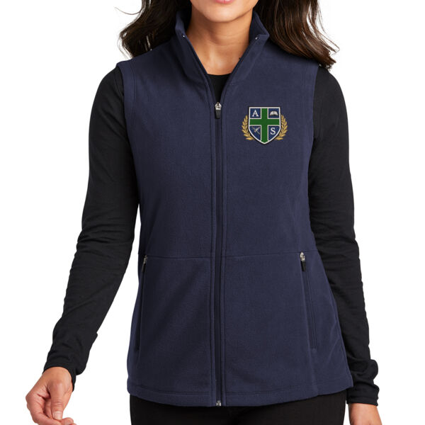 Port Authority® Ladies Accord Microfleece Vest - Embroidered Logo Thumbnail