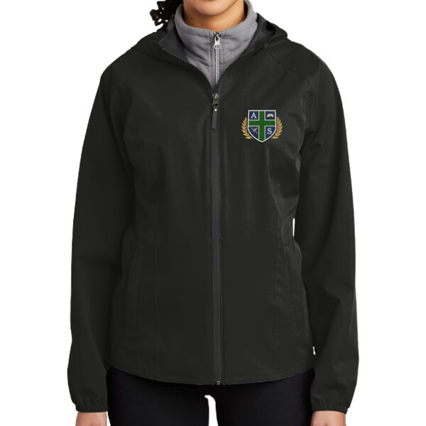 Port Authority ® Ladies Essential Rain Jacket - Embroidered Logo Thumbnail