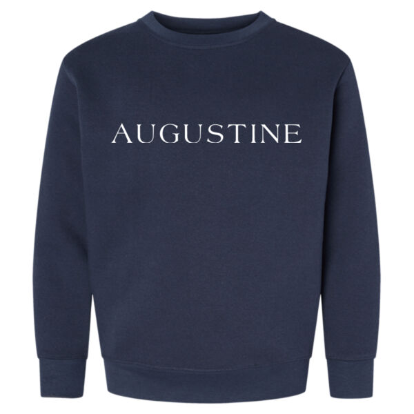 LAT - Youth Elevated Fleece Crewneck Sweatshirt - Printed Logo Thumbnail