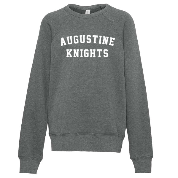 BELLA + CANVAS - Youth Sponge Fleece Crewneck Sweatshirt - Printed Logo Thumbnail