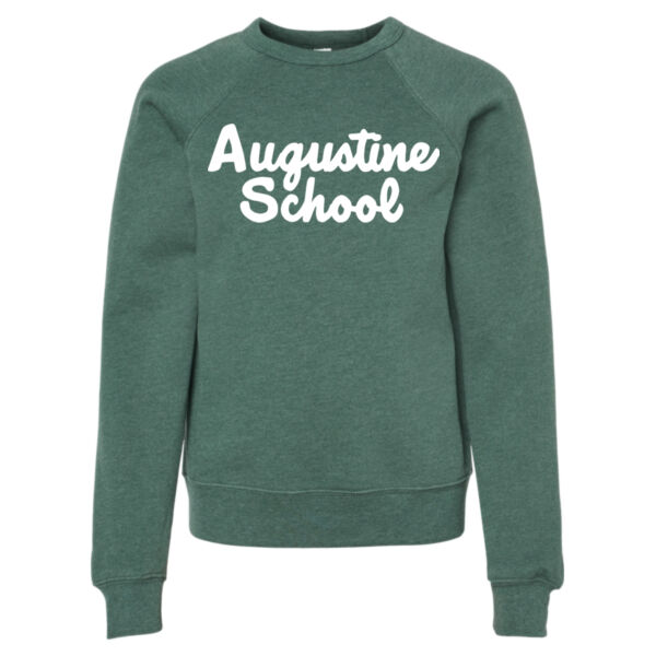 BELLA + CANVAS - Youth Sponge Fleece Crewneck Sweatshirt - Printed Logo Thumbnail