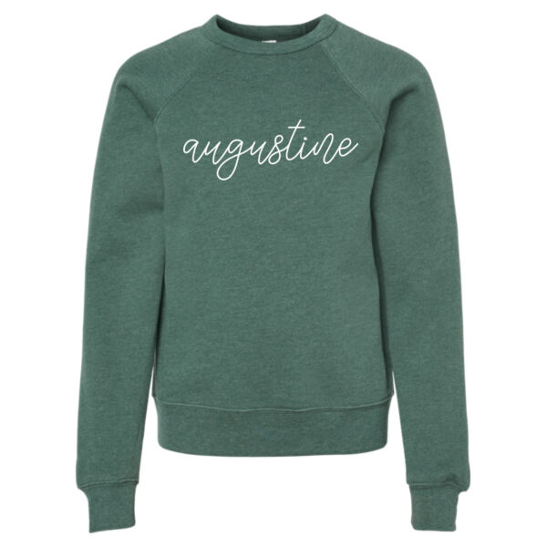 BELLA + CANVAS - Youth Sponge Fleece Crewneck Sweatshirt - Printed Logo Thumbnail