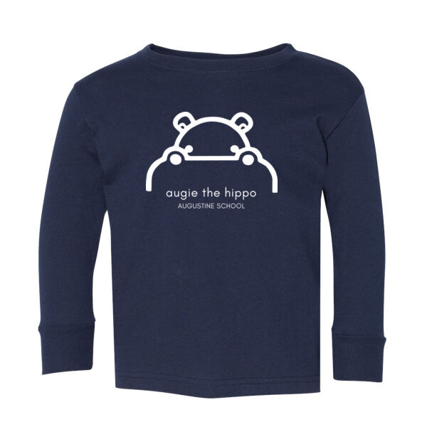 Rabbit Skins - Toddler Fine Jersey Long Sleeve Tee - Printed Logos Thumbnail