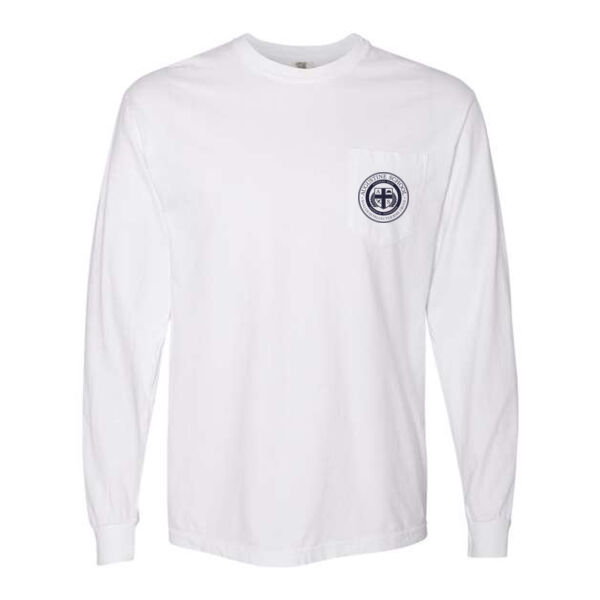 Comfort Colors - Garment-Dyed Heavyweight Long Sleeve Pocket T-Shirt - Printed Logos Thumbnail