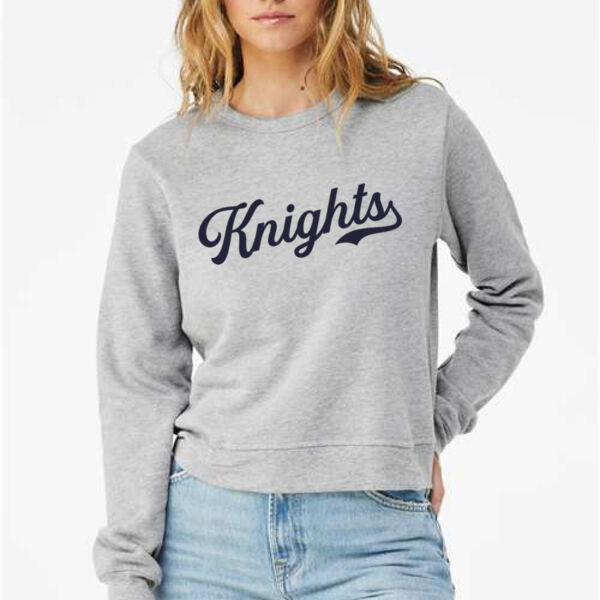 BELLA + CANVAS - Women's Sponge Fleece Classic Crewneck Pullover - Printed Logos Thumbnail