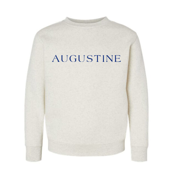 LAT - Youth Elevated Fleece Crewneck Sweatshirt - Printed Logo Thumbnail