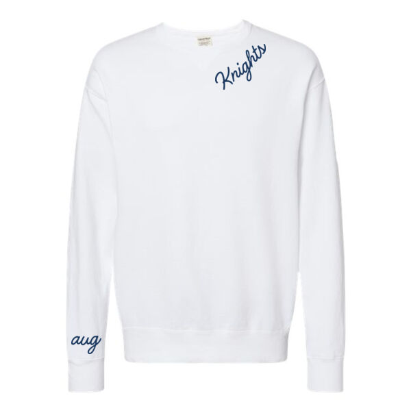 ComfortWash by Hanes - Unisex Garment-Dyed Crewneck Sweatshirt - Printed Logos Thumbnail