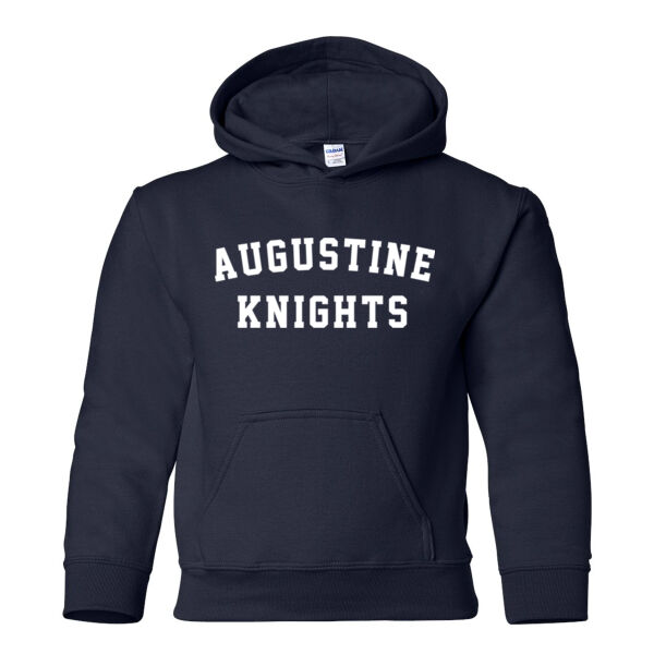 **CLOSEOUT ITEM** Heavy Blend Youth Hooded Sweatshirt - Printed Logo Thumbnail