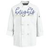 Eight Knot Button Chef Coat with Thermometer Pocket Thumbnail
