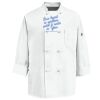 Eight Knot Button Chef Coat with Thermometer Pocket Thumbnail