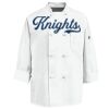 Eight Knot Button Chef Coat with Thermometer Pocket Thumbnail