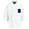 Button Chef Coat with Thermometer Pocket Thumbnail