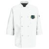 Button Chef Coat with Thermometer Pocket Thumbnail