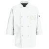 Eight Pearl Button Chef Coat with Thermometer Pocket Thumbnail