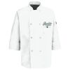 Eight Pearl Button Chef Coat with Thermometer Pocket Thumbnail