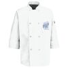 Eight Pearl Button Chef Coat with Thermometer Pocket Thumbnail