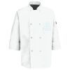 Eight Pearl Button Chef Coat with Thermometer Pocket Thumbnail