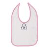 Infant Contrast Trim Premium Jersey Bib Thumbnail