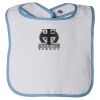 Infant Contrast Trim Terry Bib Thumbnail