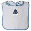 Infant Contrast Trim Terry Bib Thumbnail