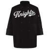Ten Pearl Button Black Chef Coat Thumbnail