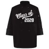 Ten Pearl Button Black Chef Coat Thumbnail