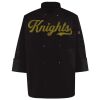 Ten Pearl Button Black Chef Coat Thumbnail