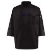 Black Knot Button Chef Coat Thumbnail