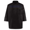 Black Knot Button Chef Coat Thumbnail