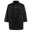 Black Knot Button Chef Coat Thumbnail