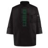 Black Knot Button Chef Coat Thumbnail