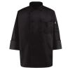Black Knot Button Chef Coat Thumbnail