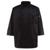 Black Knot Button Chef Coat Thumbnail