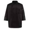 Black Knot Button Chef Coat Thumbnail