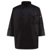 Black Knot Button Chef Coat Thumbnail