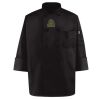 Black Knot Button Chef Coat Thumbnail