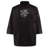 Black Knot Button Chef Coat Thumbnail