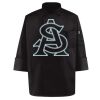 Black Knot Button Chef Coat Thumbnail